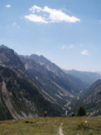 Vue sur la vallée de l'Ubaye